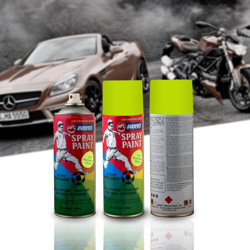 ABRO SP4 Multipurpose Colour Spray Paint Can for Cars and Bikes 400ml