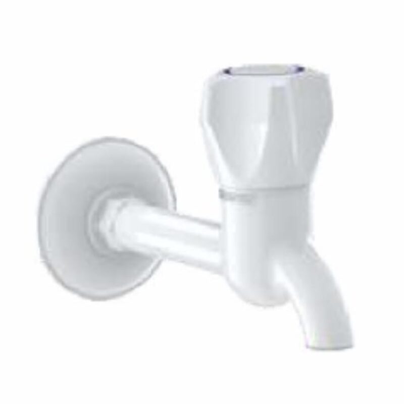 WaterTec MSERIES - 180MM LONG BODY BIB TAP -103009 - White | HARDWARE SHACK