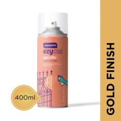 Asian Paints ezyCR8 Apcolite Enamel Paint Spray Gold 400ml