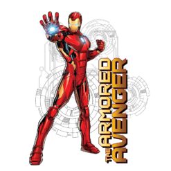 Asian Paints Iron Man - The Armoured Avenger Original Wall Sticker