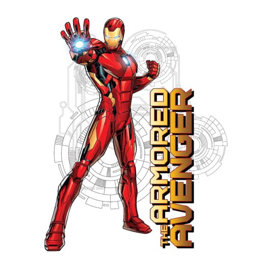 Asian Paints Iron Man - The Armoured Avenger Original Wall Sticker