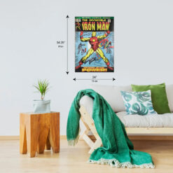 Asian Paints Iron Man Comic Book Cover Wall Sticker
