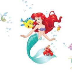 Asian Paints Ariel The Little Mermaid Official Wall Sticker