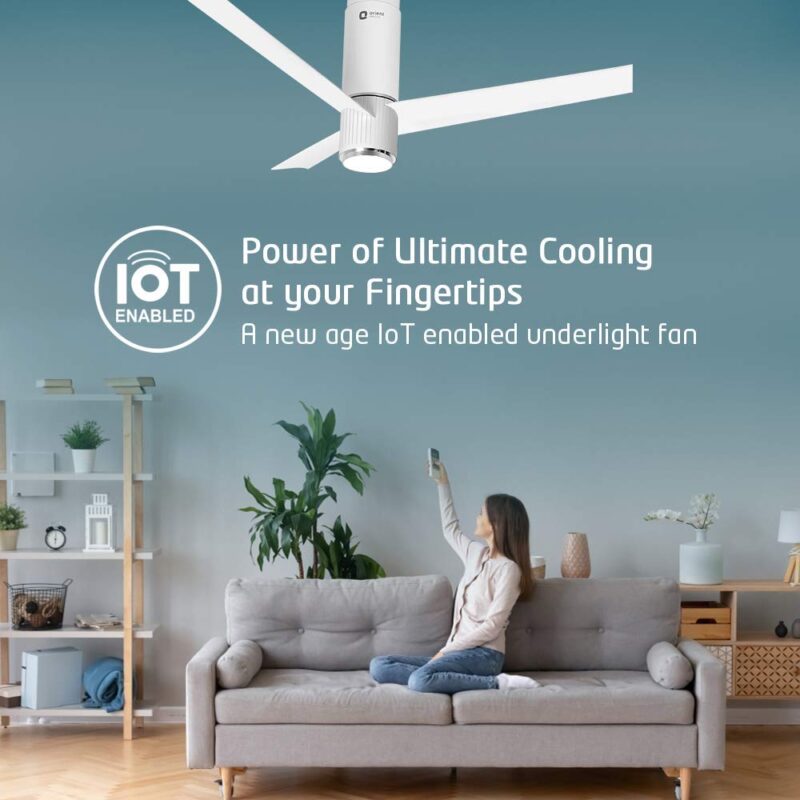 Orient Aeroslim 1200mm BLDC motor Smart Ceiling Fan with IOT, Remote