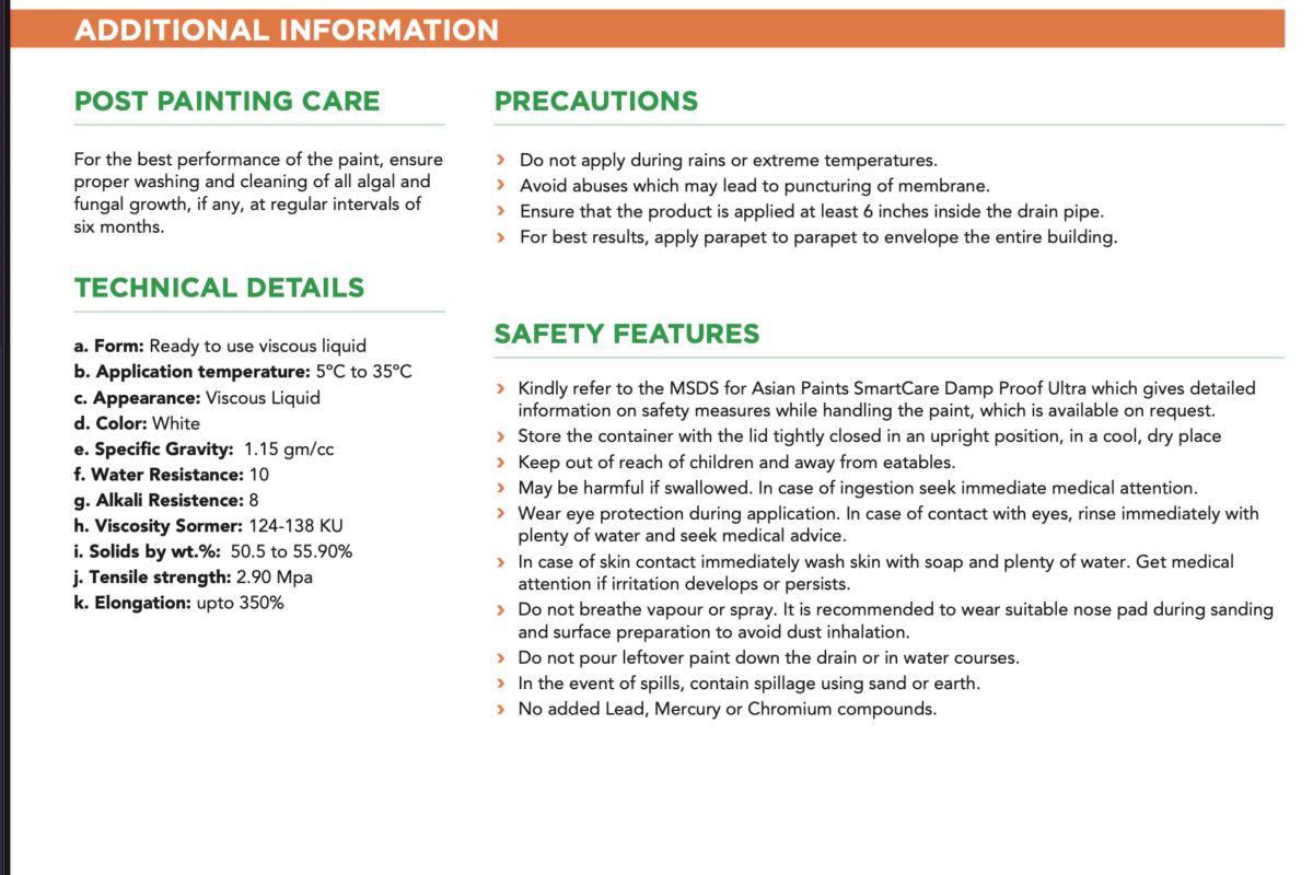 Asian Paints Smart Care Damp Proof Ultra (20L) HARDWARE SHACK