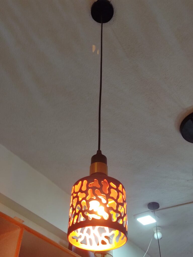 Wooden Hanging Lamp HARDWARE SHACK