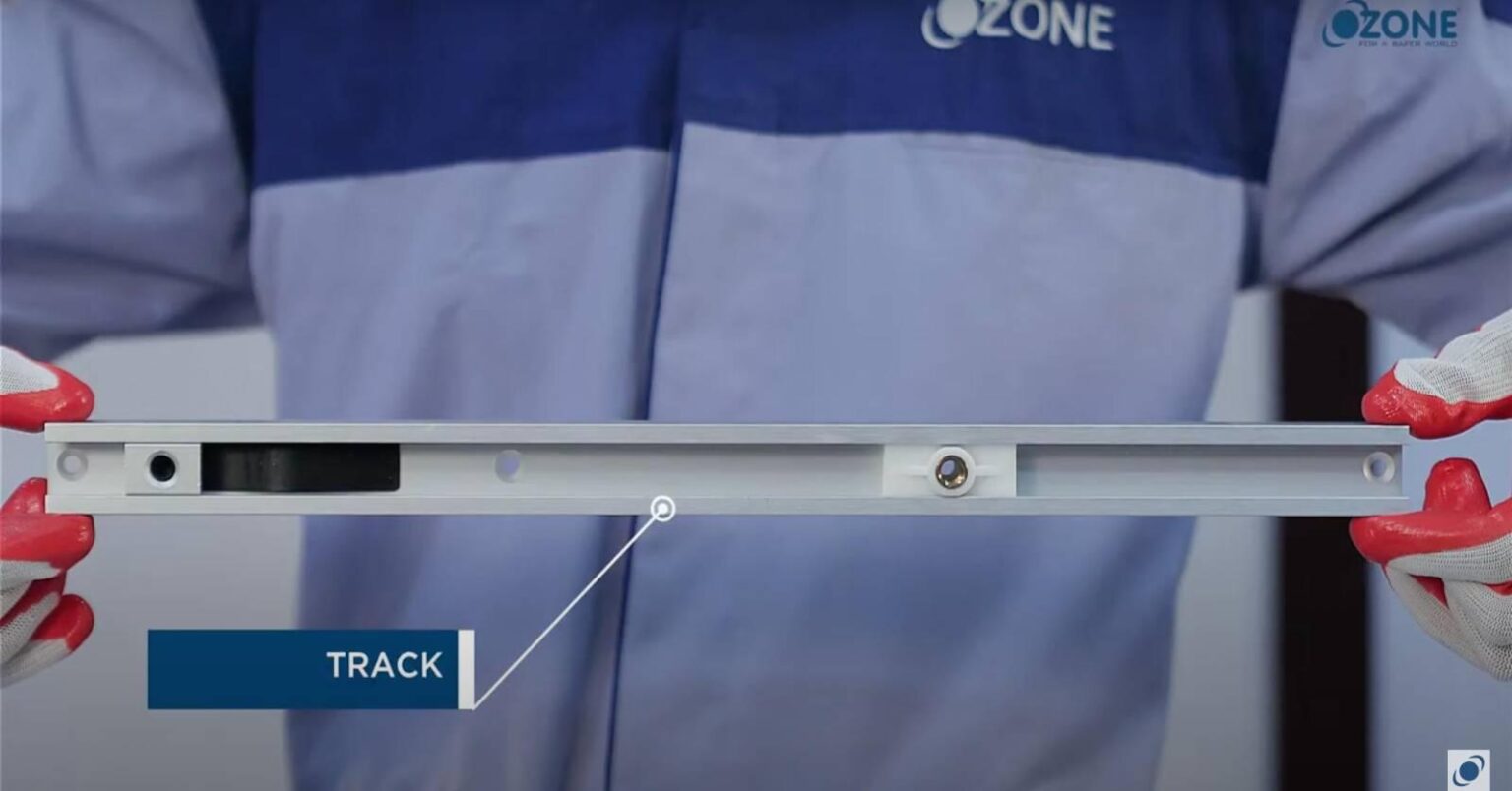 Ozone Concealed Door Closer CDC4800 STD SLIVER HARDWARE SHACK