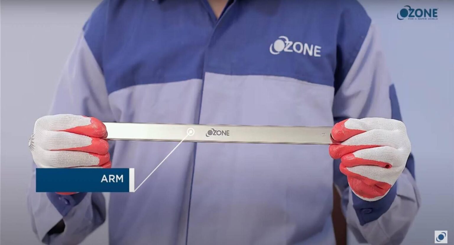 Ozone Concealed Door Closer CDC4800 STD SLIVER HARDWARE SHACK